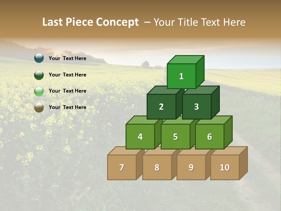 Nature Sunset Seasonal PowerPoint Template