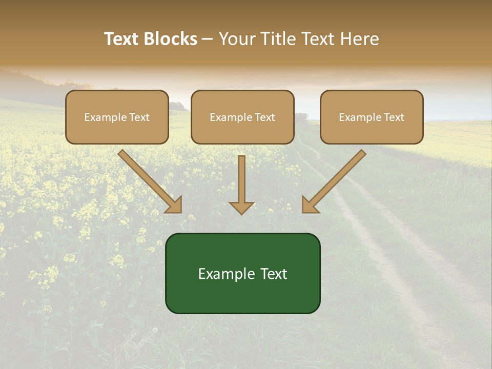 Nature Sunset Seasonal PowerPoint Template