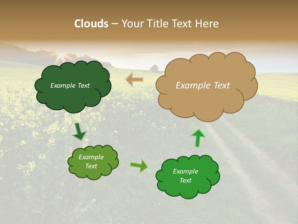Nature Sunset Seasonal PowerPoint Template