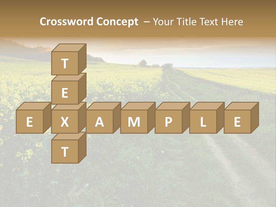 Nature Sunset Seasonal PowerPoint Template
