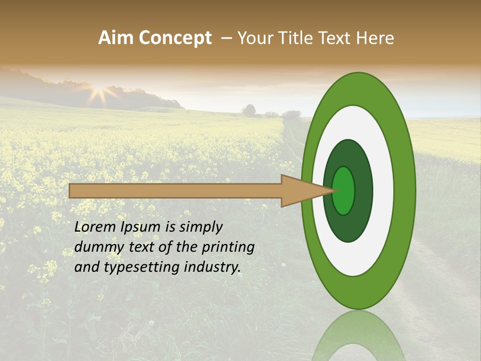 Nature Sunset Seasonal PowerPoint Template