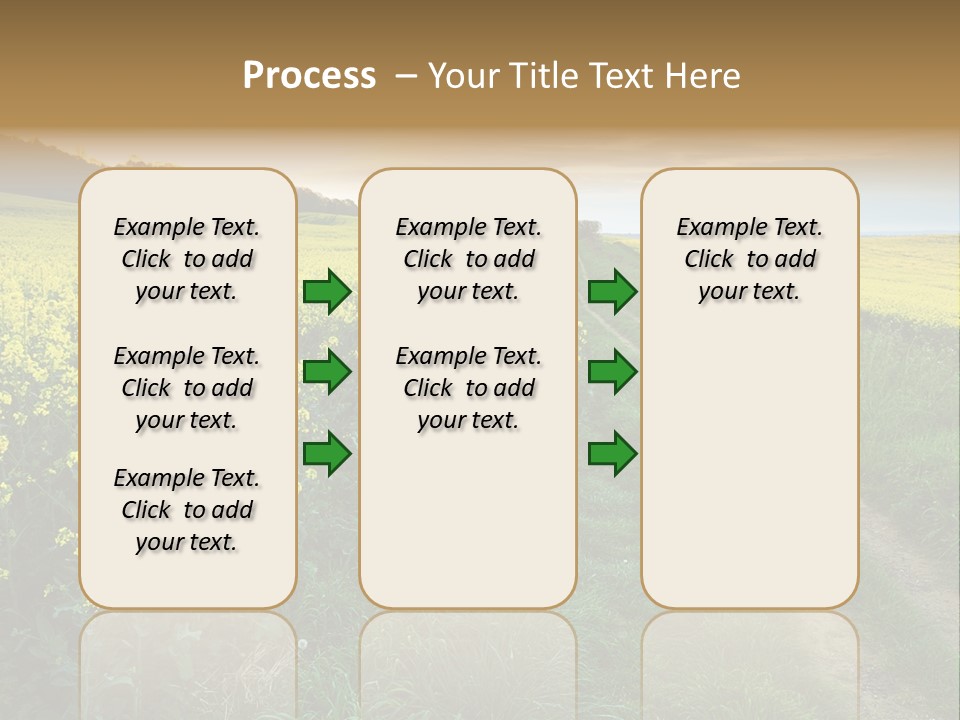 Nature Sunset Seasonal PowerPoint Template