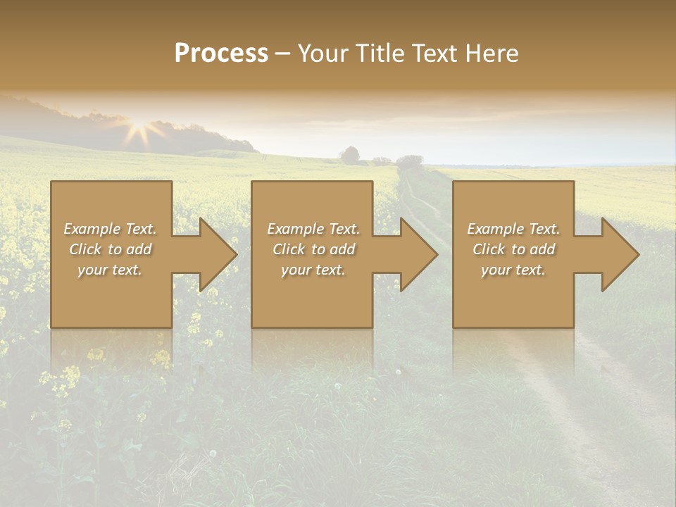 Nature Sunset Seasonal PowerPoint Template