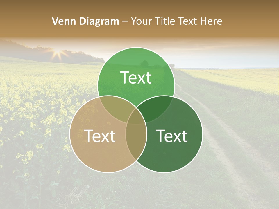 Nature Sunset Seasonal PowerPoint Template
