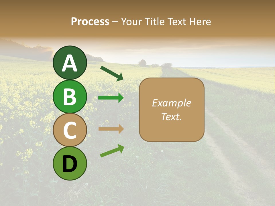 Nature Sunset Seasonal PowerPoint Template