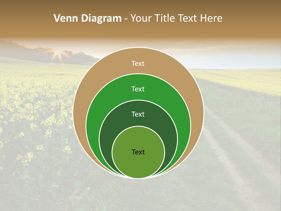 Nature Sunset Seasonal PowerPoint Template