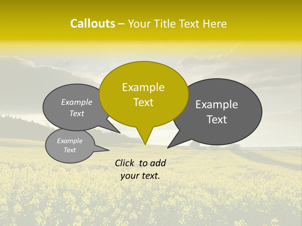 Agriculture Surrey Hills PowerPoint Template