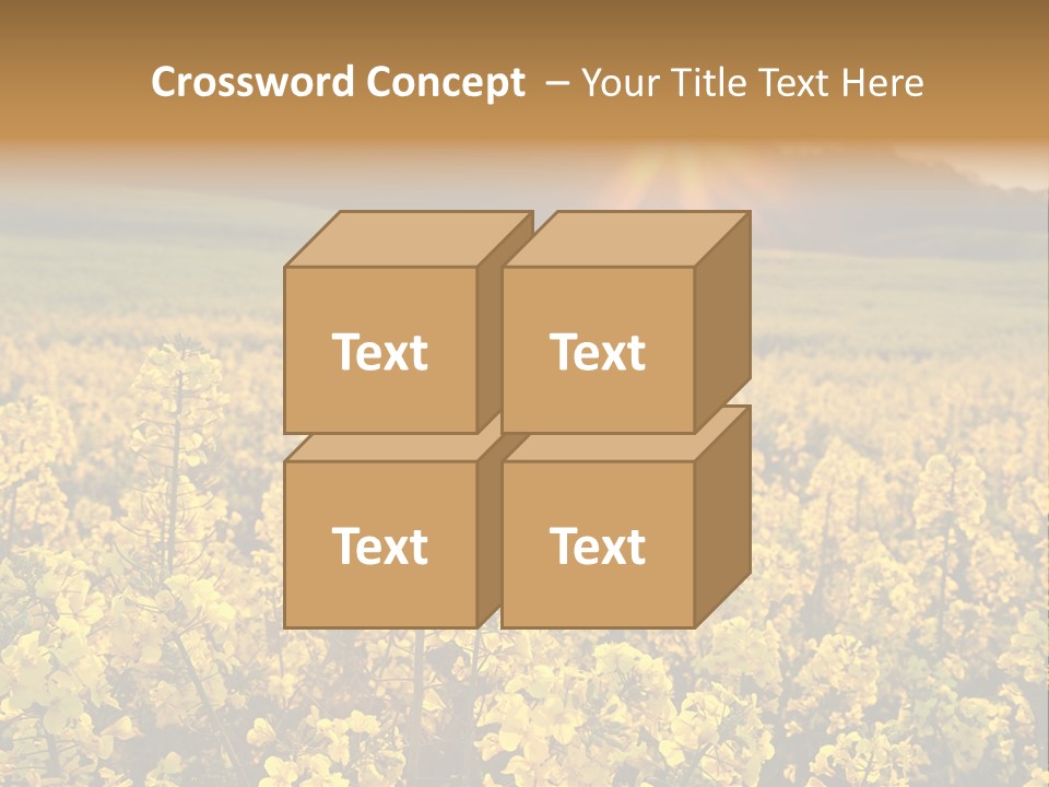 Meadow Nobody Background PowerPoint Template