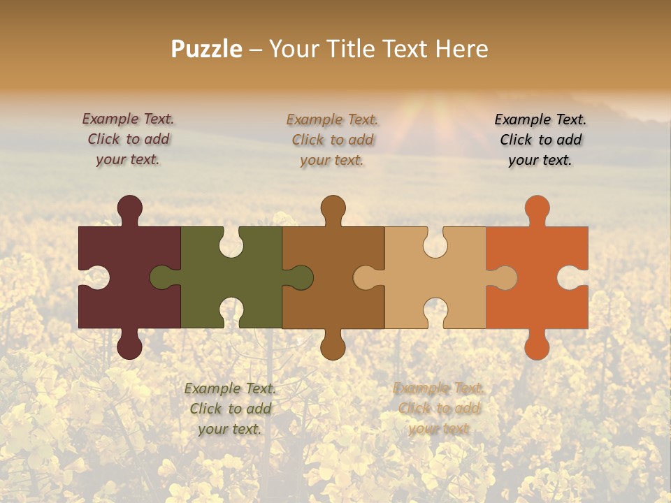 Meadow Nobody Background PowerPoint Template