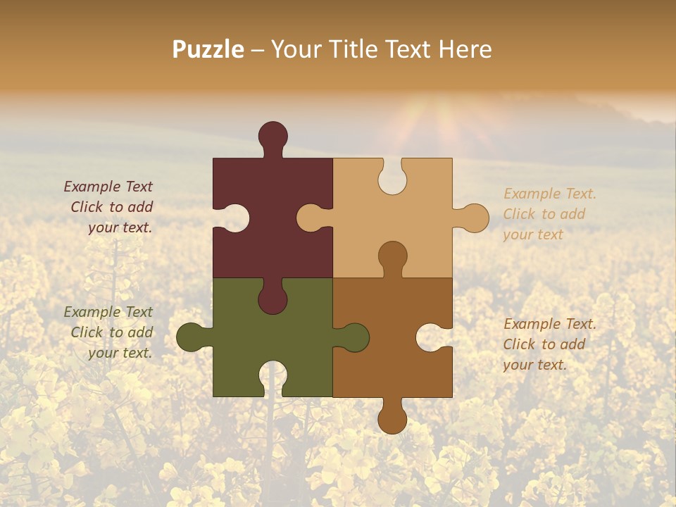 Meadow Nobody Background PowerPoint Template