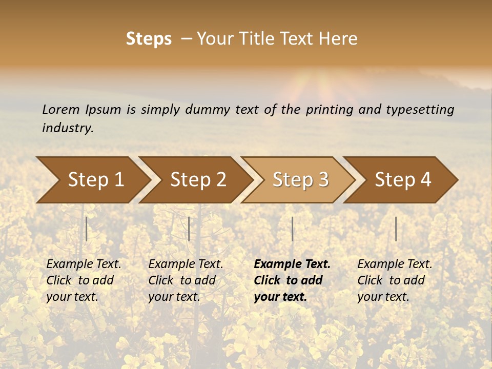 Meadow Nobody Background PowerPoint Template