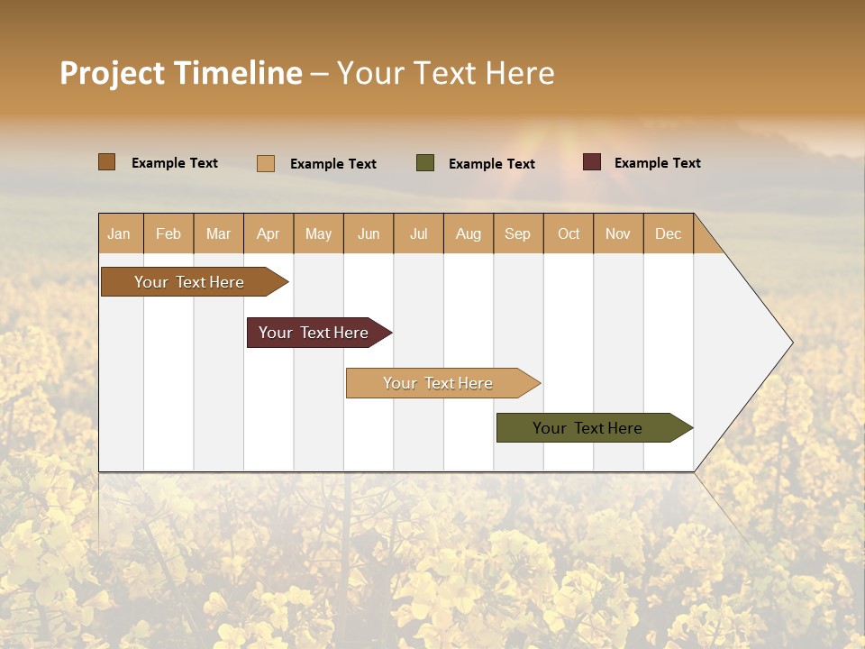 Meadow Nobody Background PowerPoint Template