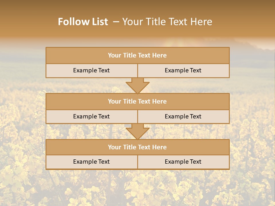 Meadow Nobody Background PowerPoint Template
