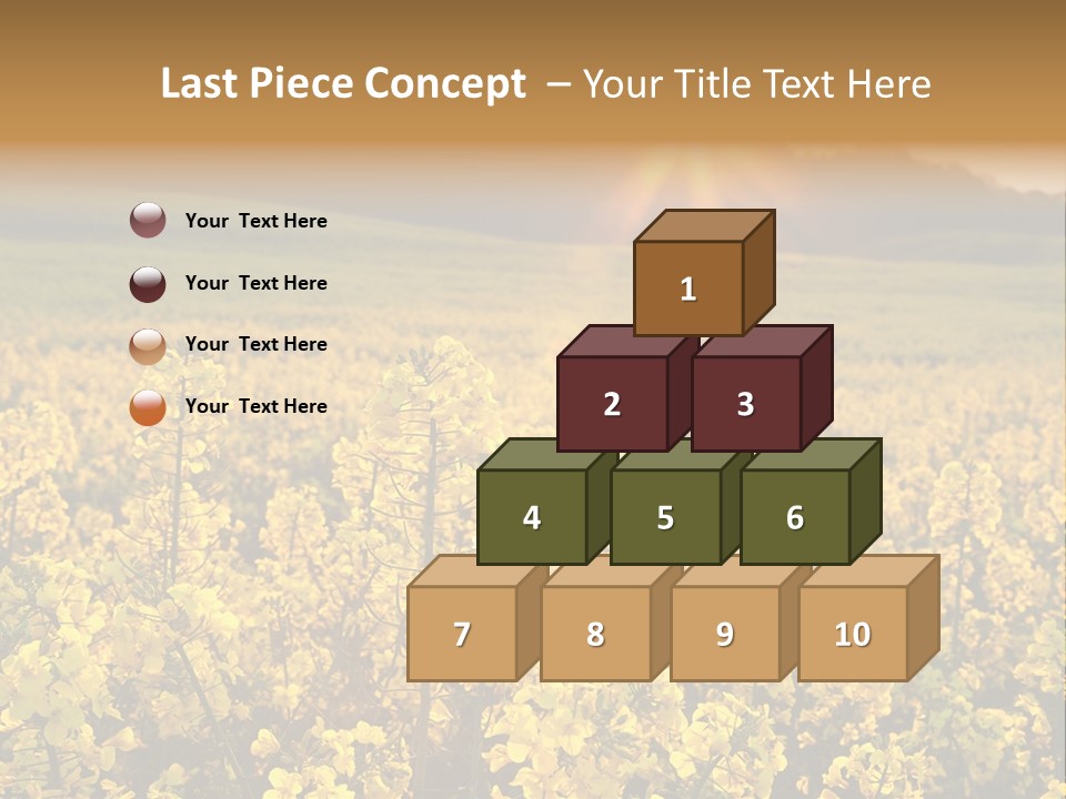 Meadow Nobody Background PowerPoint Template