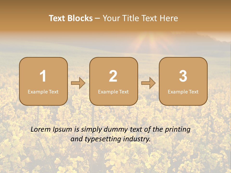 Meadow Nobody Background PowerPoint Template