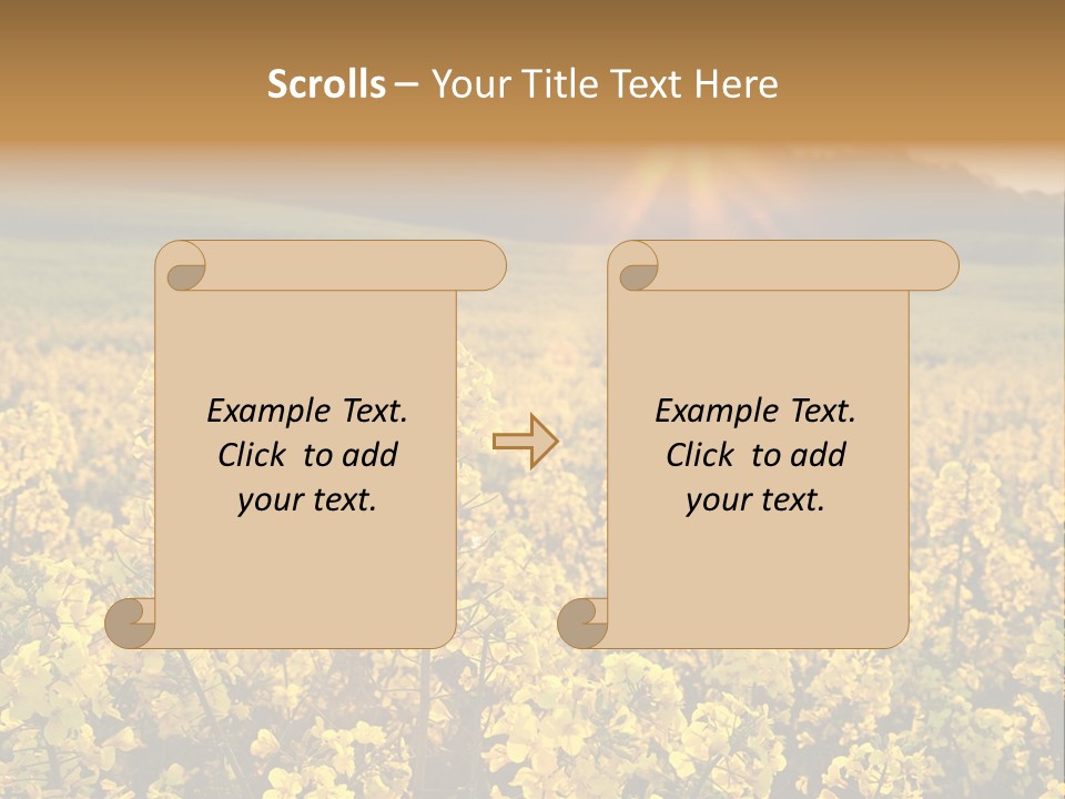 Meadow Nobody Background PowerPoint Template