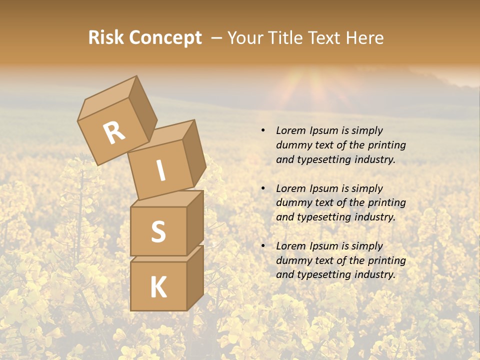 Meadow Nobody Background PowerPoint Template