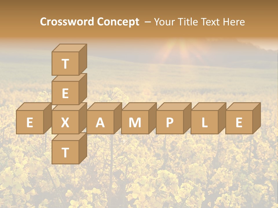 Meadow Nobody Background PowerPoint Template