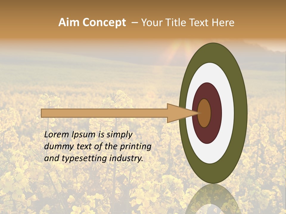 Meadow Nobody Background PowerPoint Template