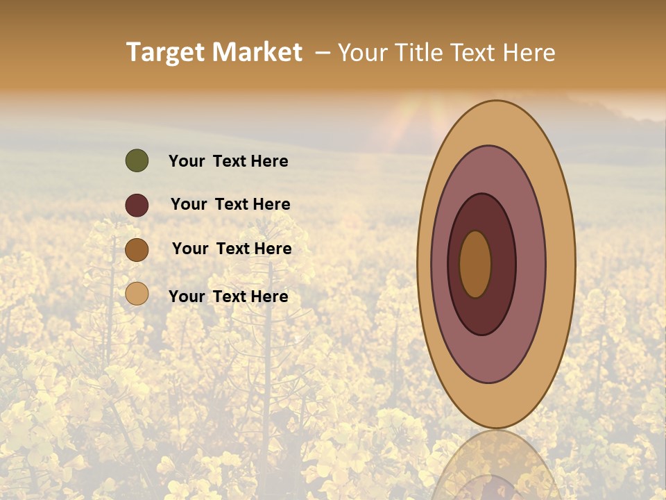 Meadow Nobody Background PowerPoint Template