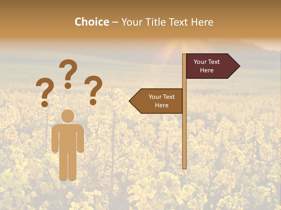 Meadow Nobody Background PowerPoint Template