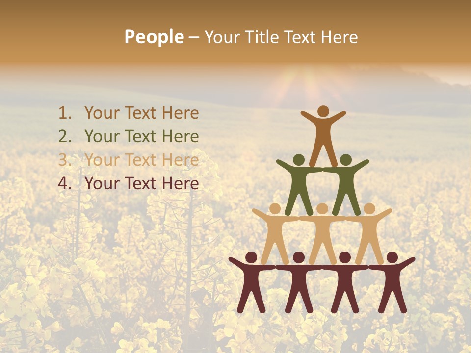 Meadow Nobody Background PowerPoint Template