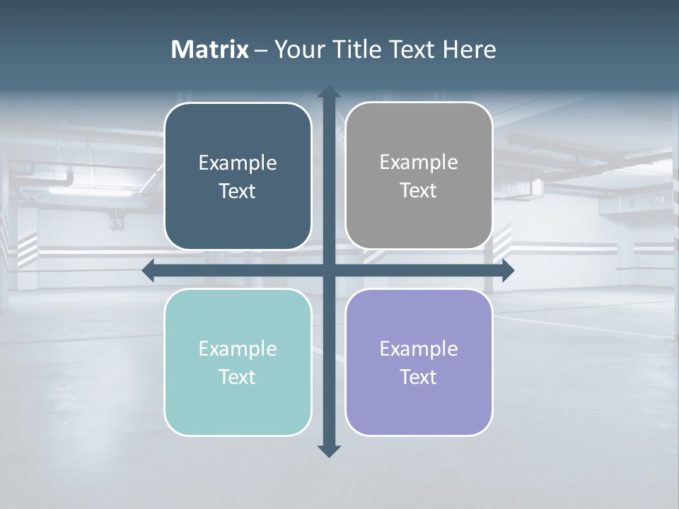 Nobody Fluorescent Structure PowerPoint Template