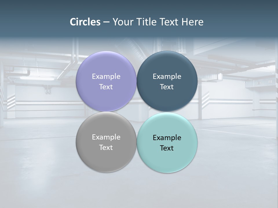 Nobody Fluorescent Structure PowerPoint Template