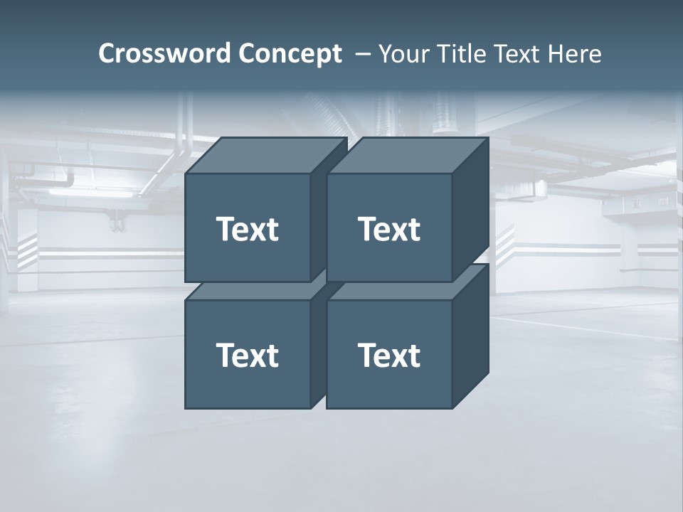 Nobody Fluorescent Structure PowerPoint Template