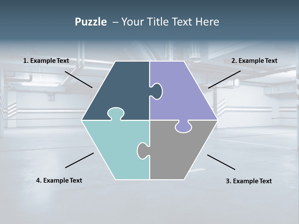 Nobody Fluorescent Structure PowerPoint Template