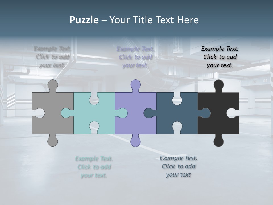 Nobody Fluorescent Structure PowerPoint Template