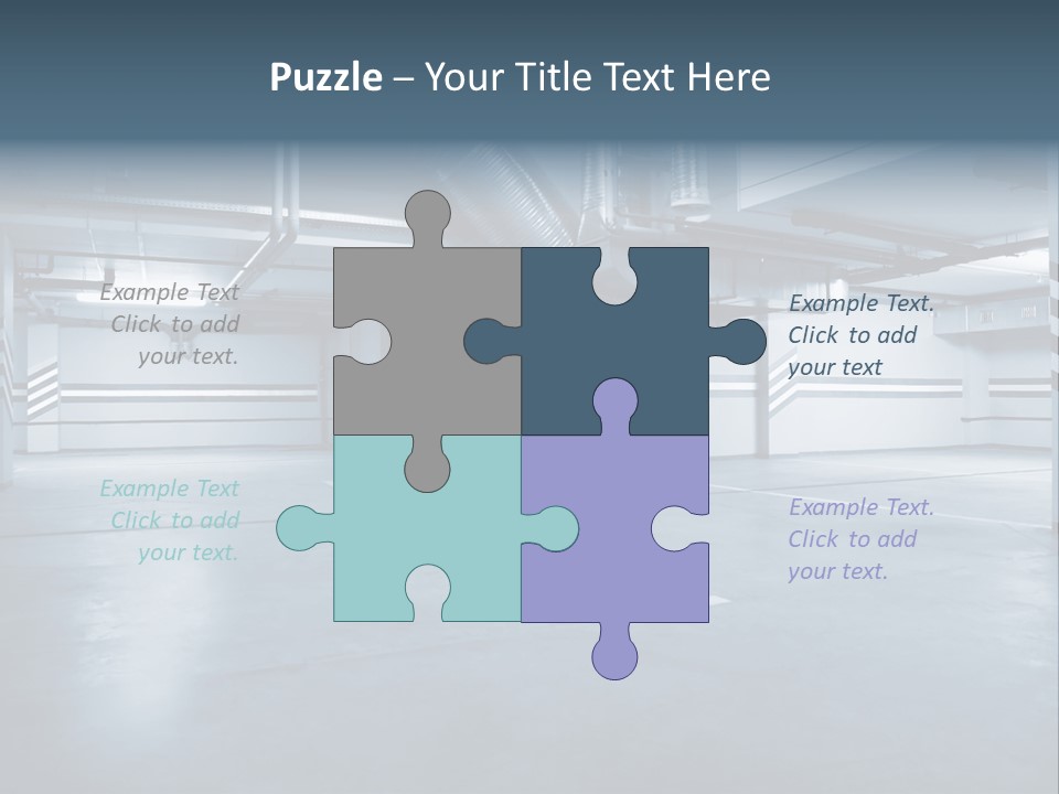 Nobody Fluorescent Structure PowerPoint Template