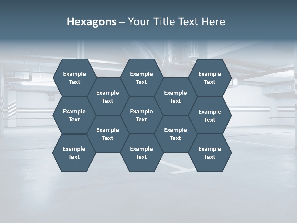 Nobody Fluorescent Structure PowerPoint Template