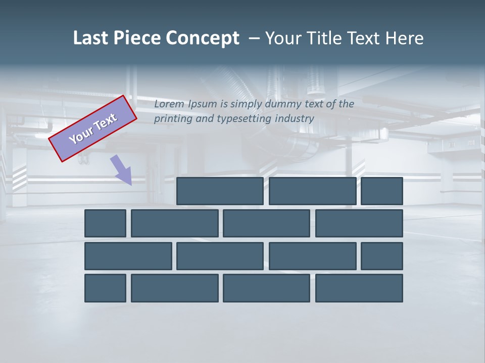 Nobody Fluorescent Structure PowerPoint Template