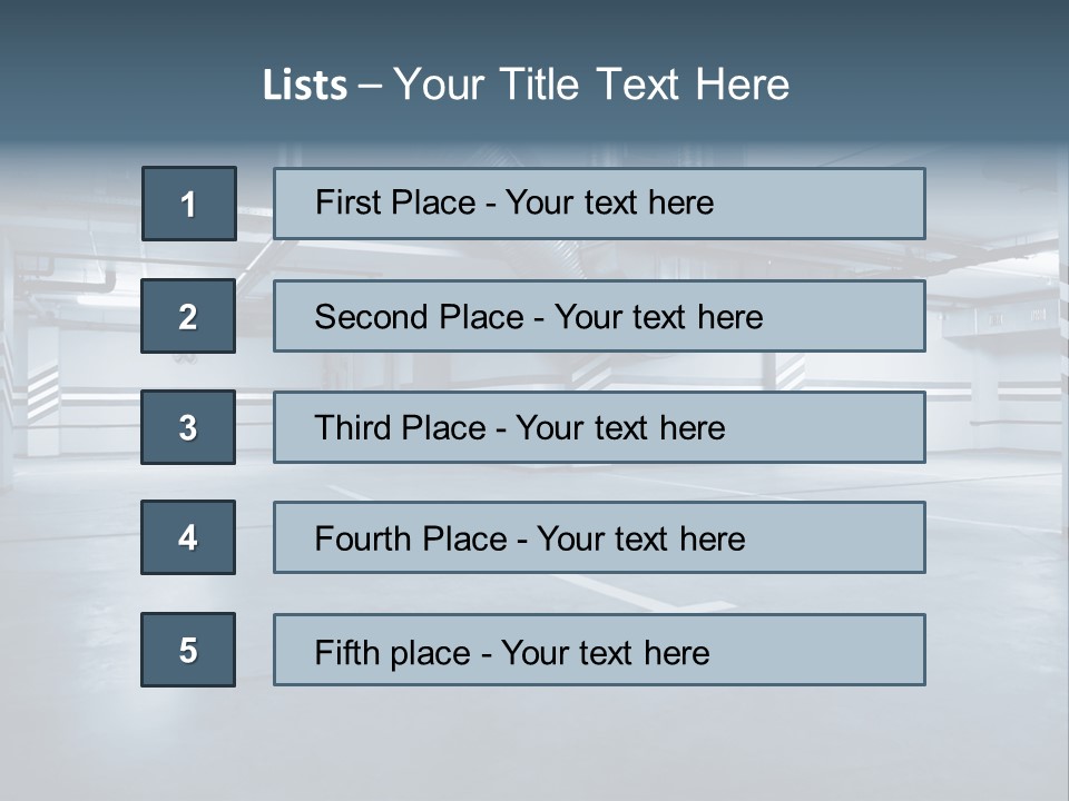 Nobody Fluorescent Structure PowerPoint Template