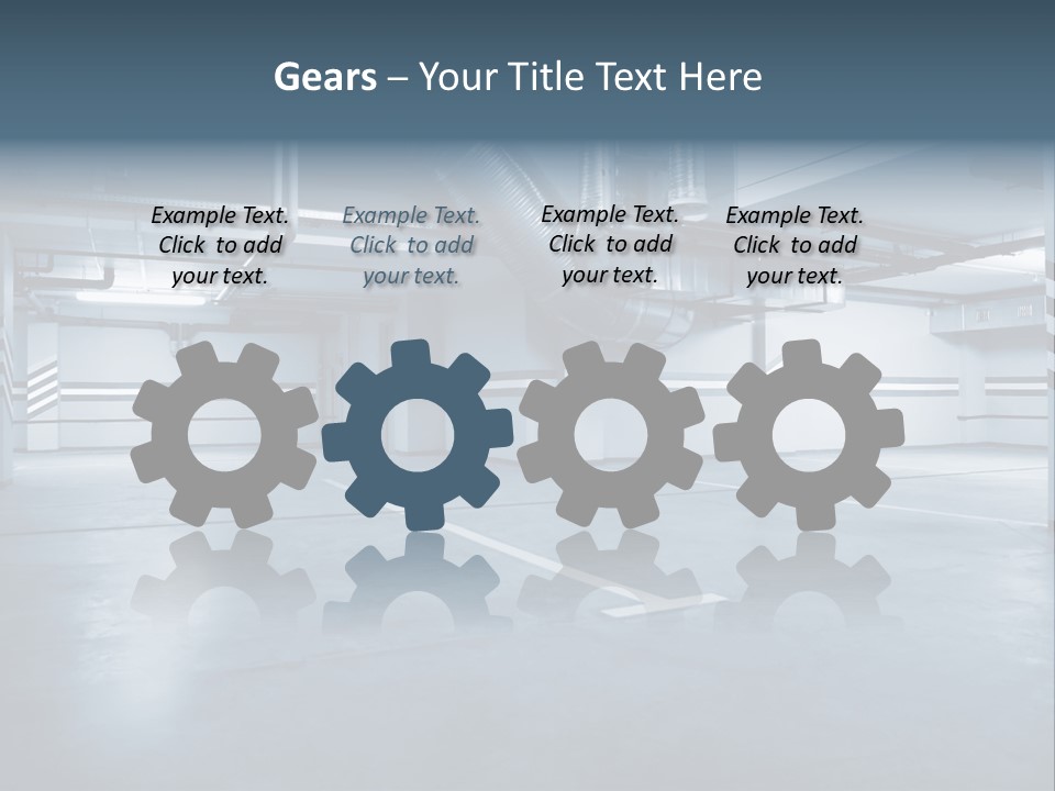 Nobody Fluorescent Structure PowerPoint Template