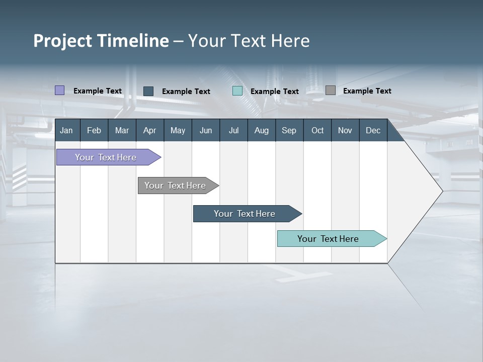 Nobody Fluorescent Structure PowerPoint Template