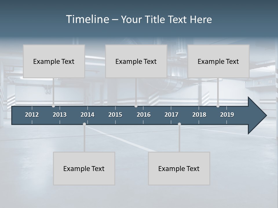 Nobody Fluorescent Structure PowerPoint Template