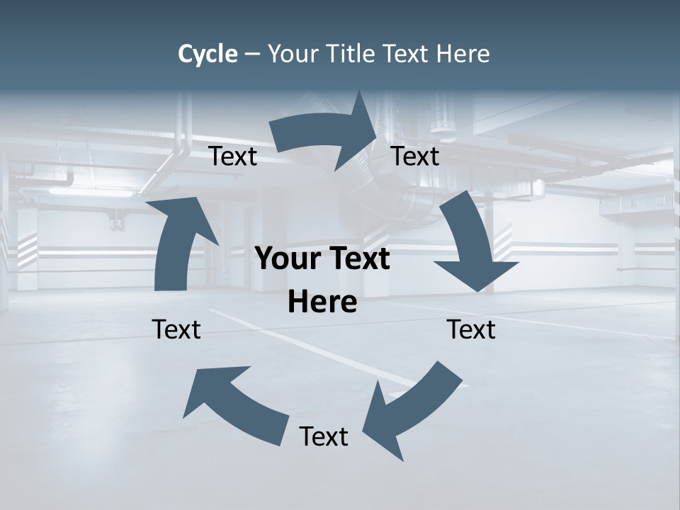 Nobody Fluorescent Structure PowerPoint Template