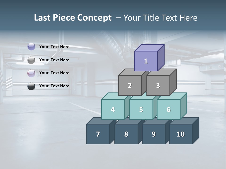 Nobody Fluorescent Structure PowerPoint Template