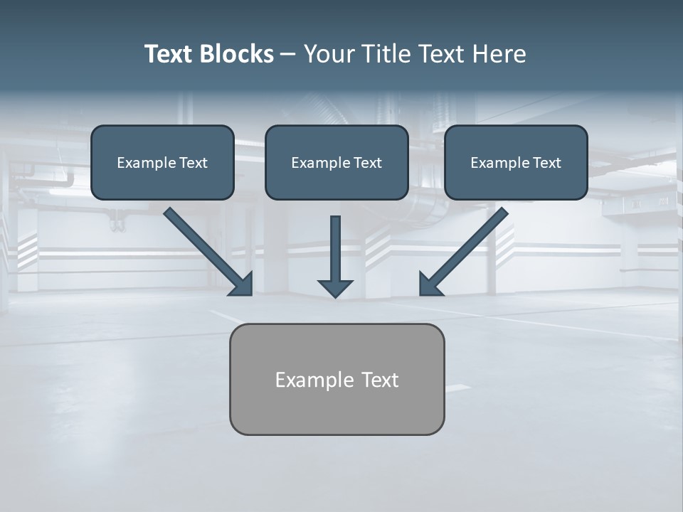 Nobody Fluorescent Structure PowerPoint Template