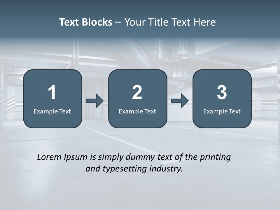Nobody Fluorescent Structure PowerPoint Template