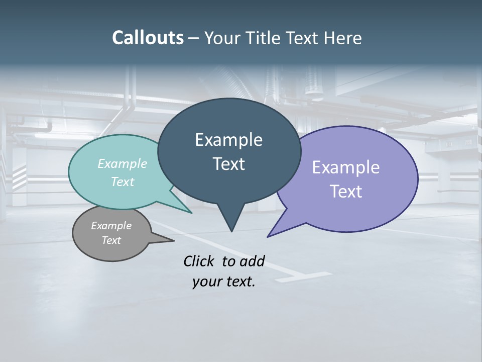 Nobody Fluorescent Structure PowerPoint Template