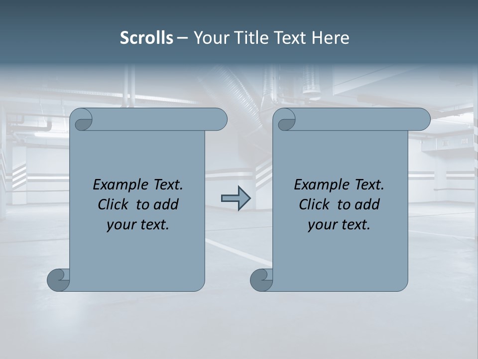 Nobody Fluorescent Structure PowerPoint Template