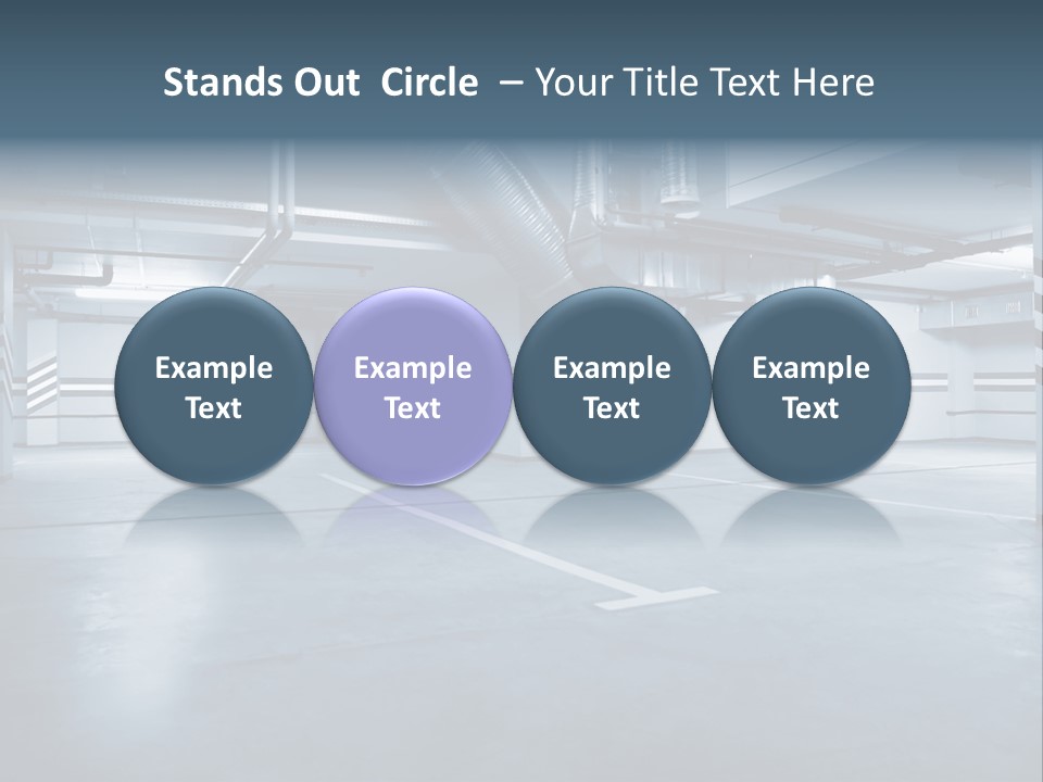 Nobody Fluorescent Structure PowerPoint Template