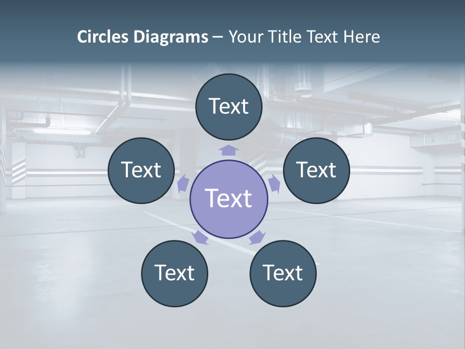 Nobody Fluorescent Structure PowerPoint Template