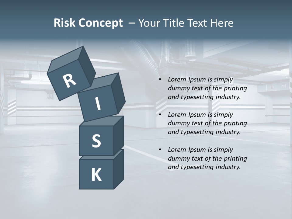 Nobody Fluorescent Structure PowerPoint Template