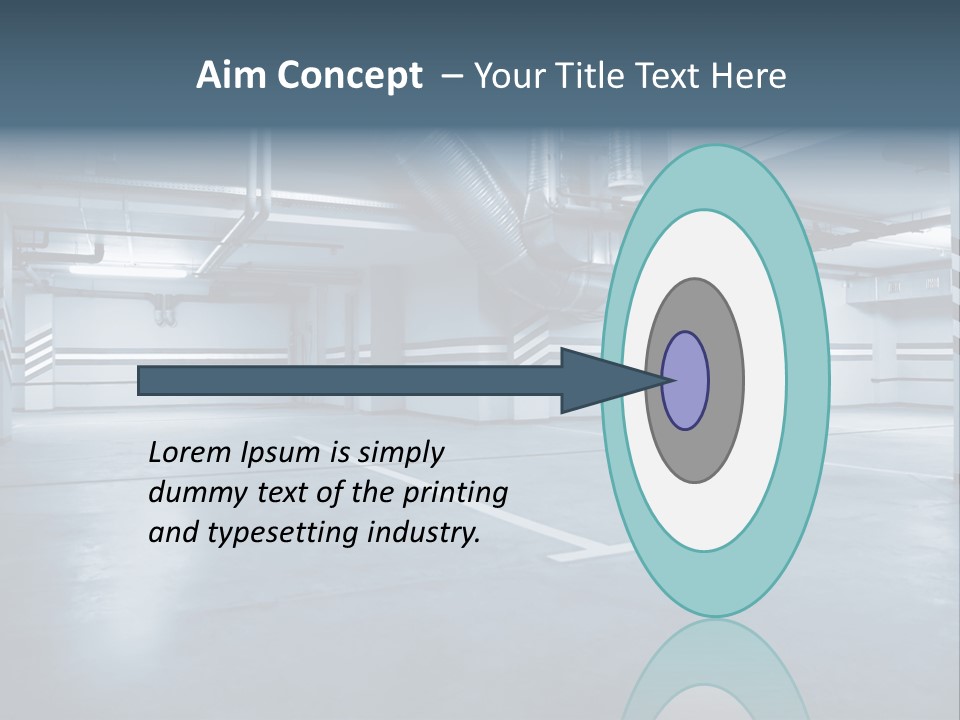 Nobody Fluorescent Structure PowerPoint Template