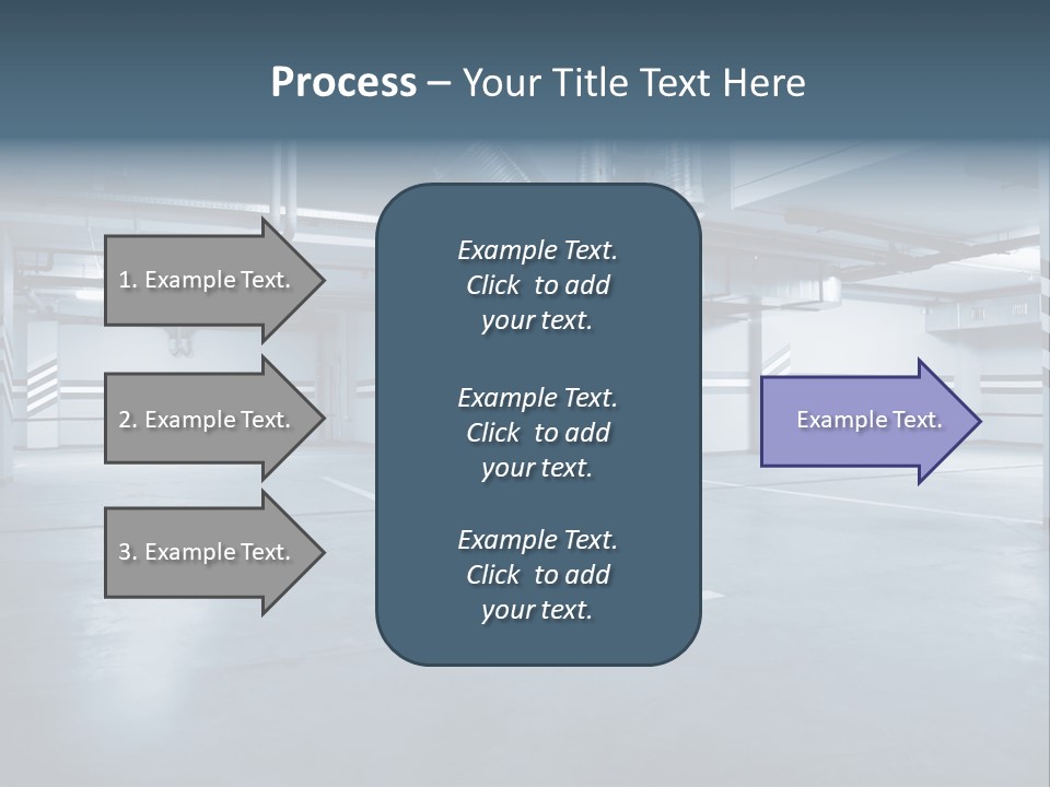 Nobody Fluorescent Structure PowerPoint Template