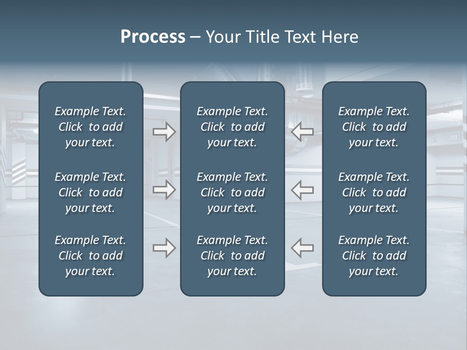 Nobody Fluorescent Structure PowerPoint Template